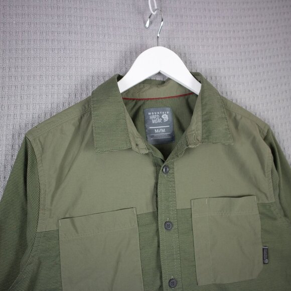 Mountain Hardwear Twotone Distressed Button Up - Picture 2 of 8